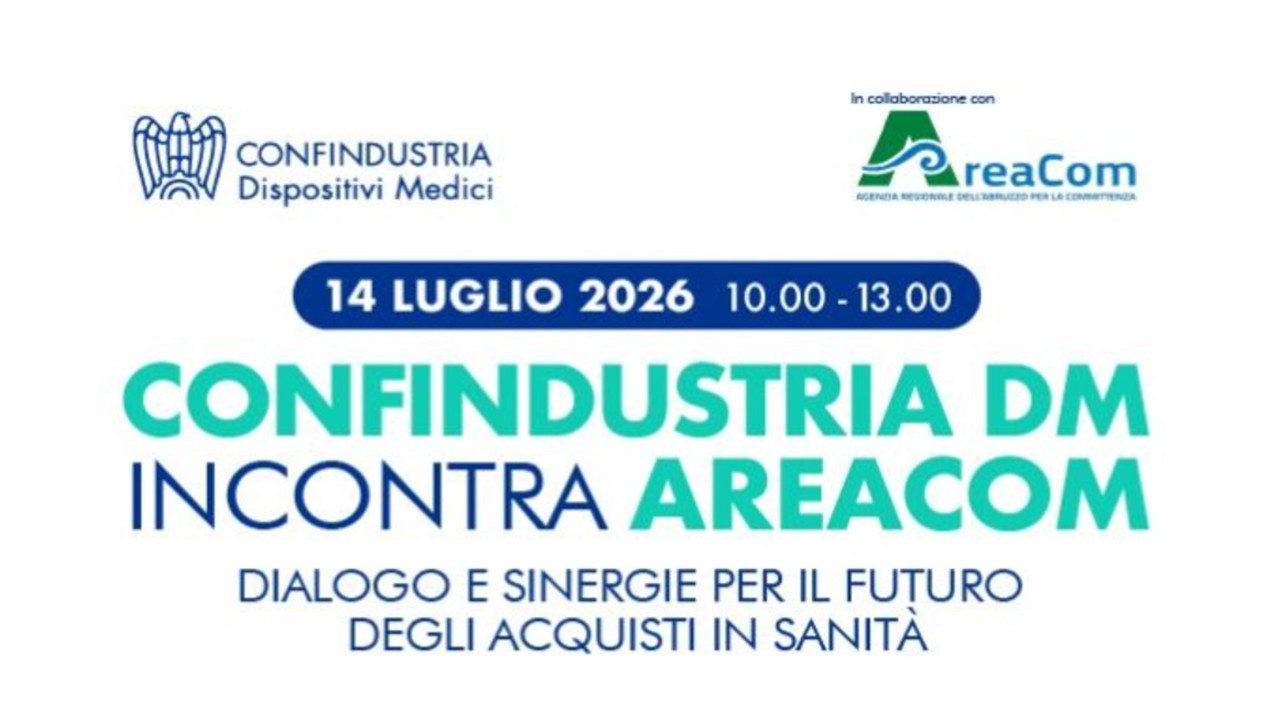 Confindustria DM incontra AreaCom: dialogo e sinergie per il futuro degli acquisti in sanità- 14 luglio
