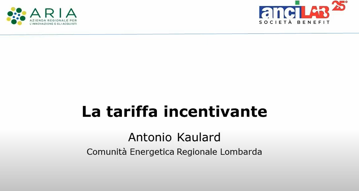 Il Decreto Cacer in breve - La tariffa incentivante