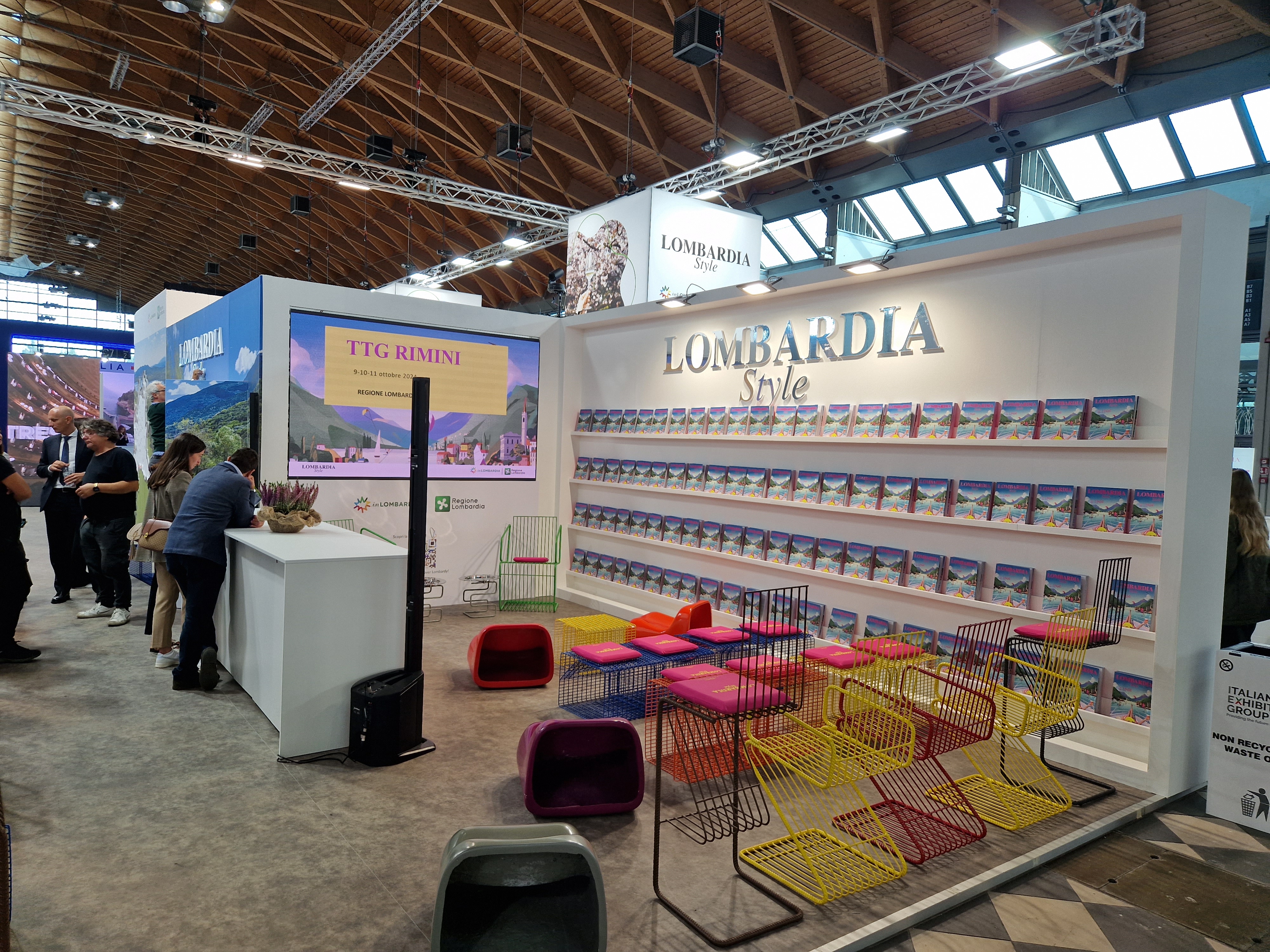 Allestimento stand TGG Rimini 2025