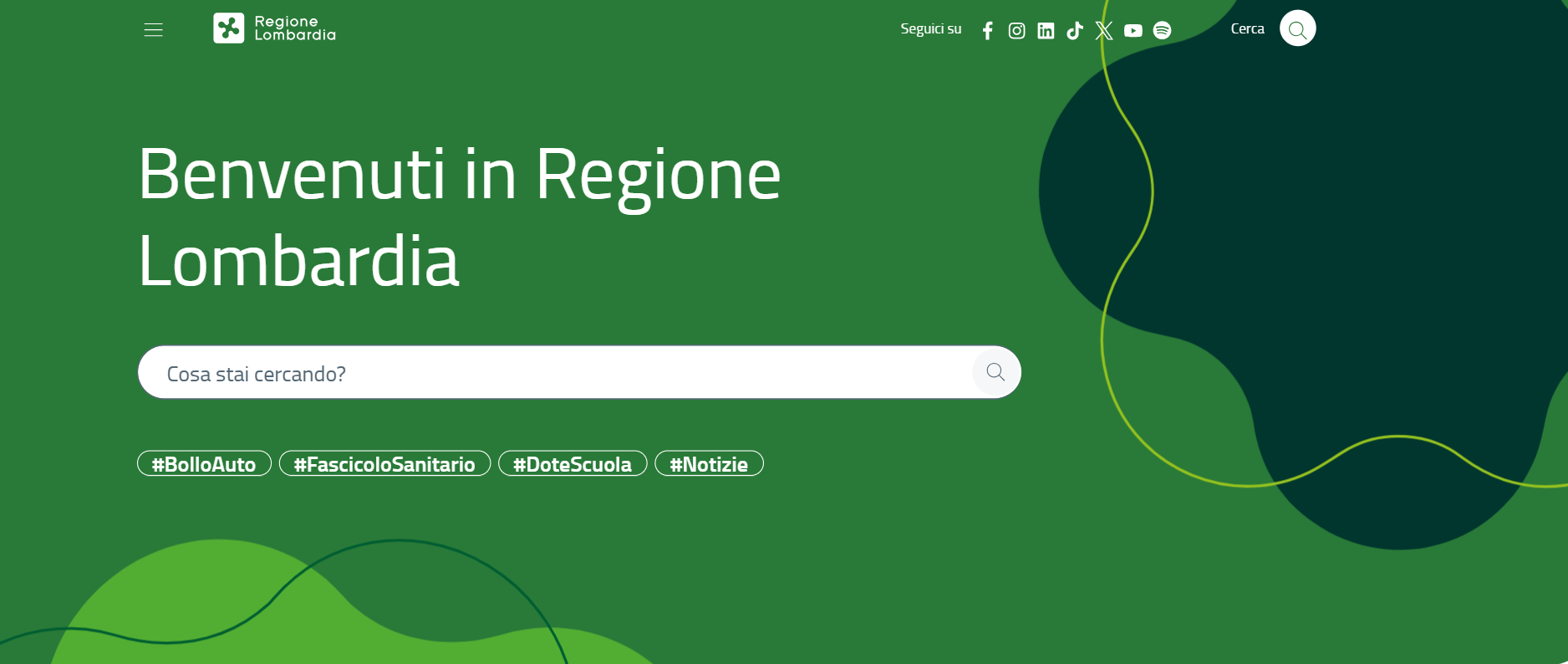Nuovo portale di Regione Lombardia