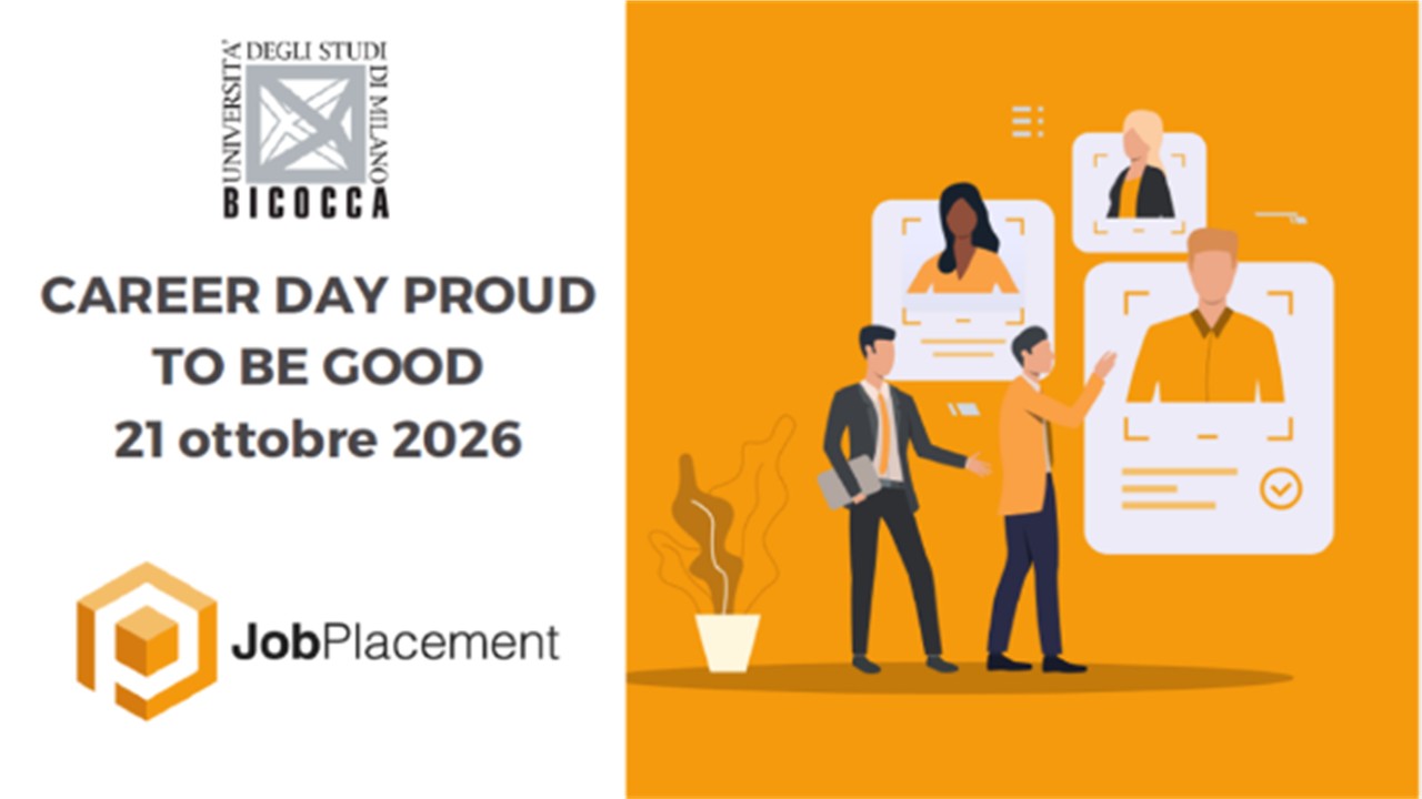 Career Day Proud to be Good 21 ottobre 2026