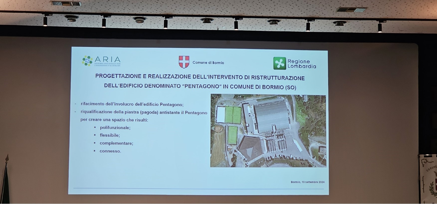 Slide realizzazione progetto Bormio Terme