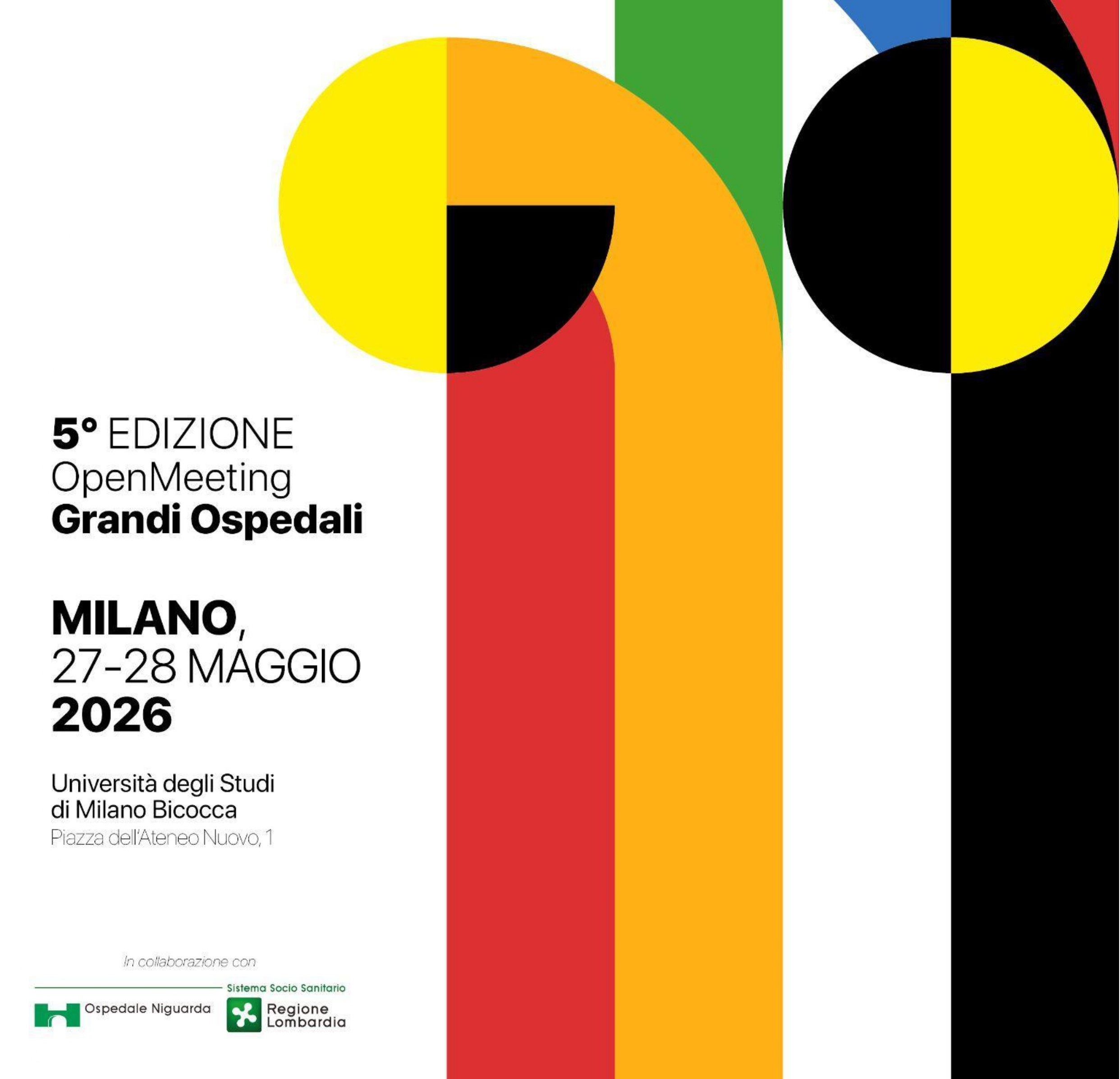 Quinta edizione Open Meeting Grandi Ospedali Milano 27-28 maggio 