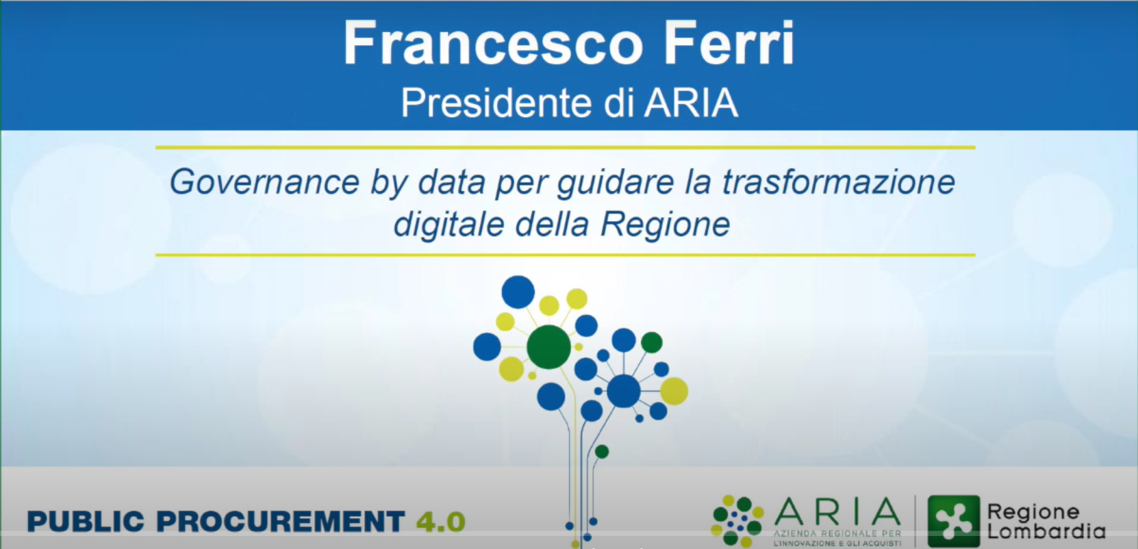 4 febbraio 2020 – Governance by data per guidare la trasformazione digitale della Regione Lombardia