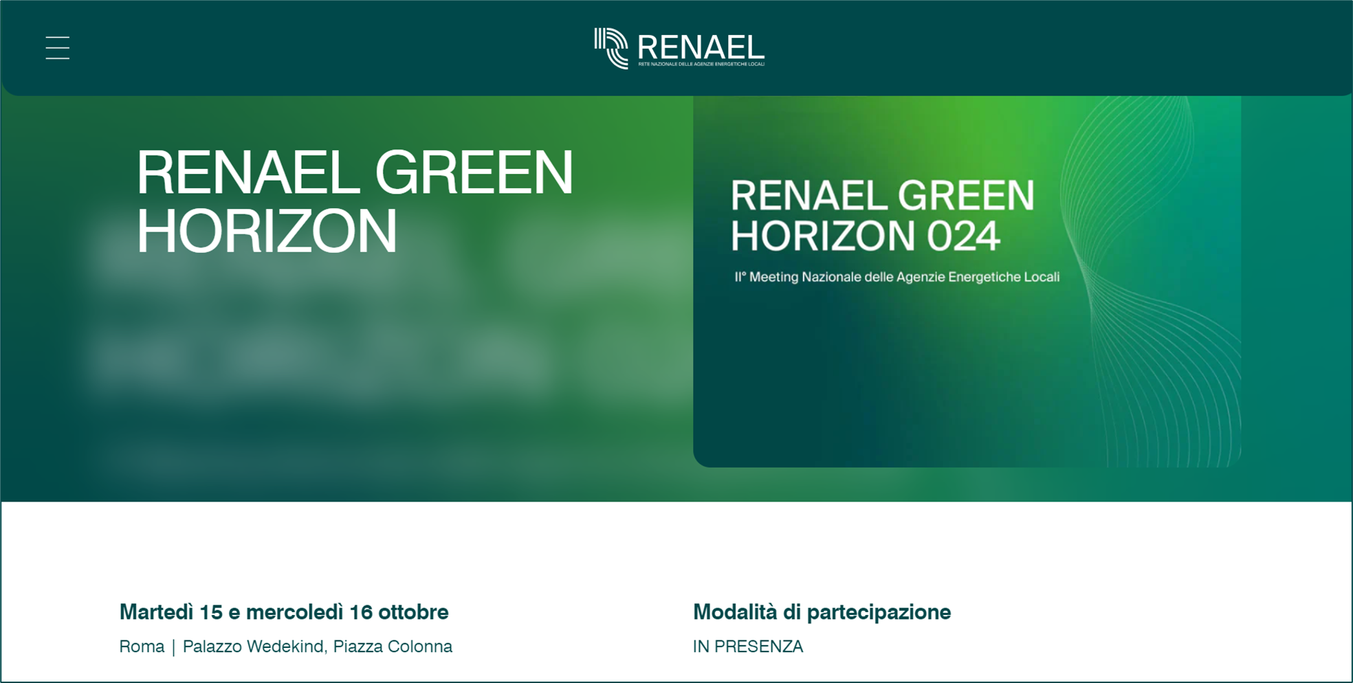 RENAEL GREEN HORIZON RENAEL GREEN HORIZON